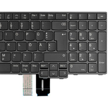 Load image into Gallery viewer, TellusRem Ersatz-Tastatur kompatibel mit Lenovo ThinkPad P16 Gen 1, Lenovo ThinkPad P16 Gen 2 - Deutsches QWERTZ-Layout, beleuchtet, TrackPoint, NumPad