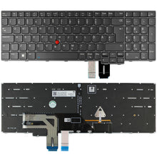 Load image into Gallery viewer, TellusRem Ersatz-Tastatur kompatibel mit Lenovo ThinkPad P16 Gen 1, Lenovo ThinkPad P16 Gen 2 - Deutsches QWERTZ-Layout, beleuchtet, TrackPoint, NumPad
